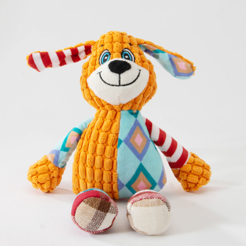 Bunte Patchwork Quietschtiere - The Masked Frenchie