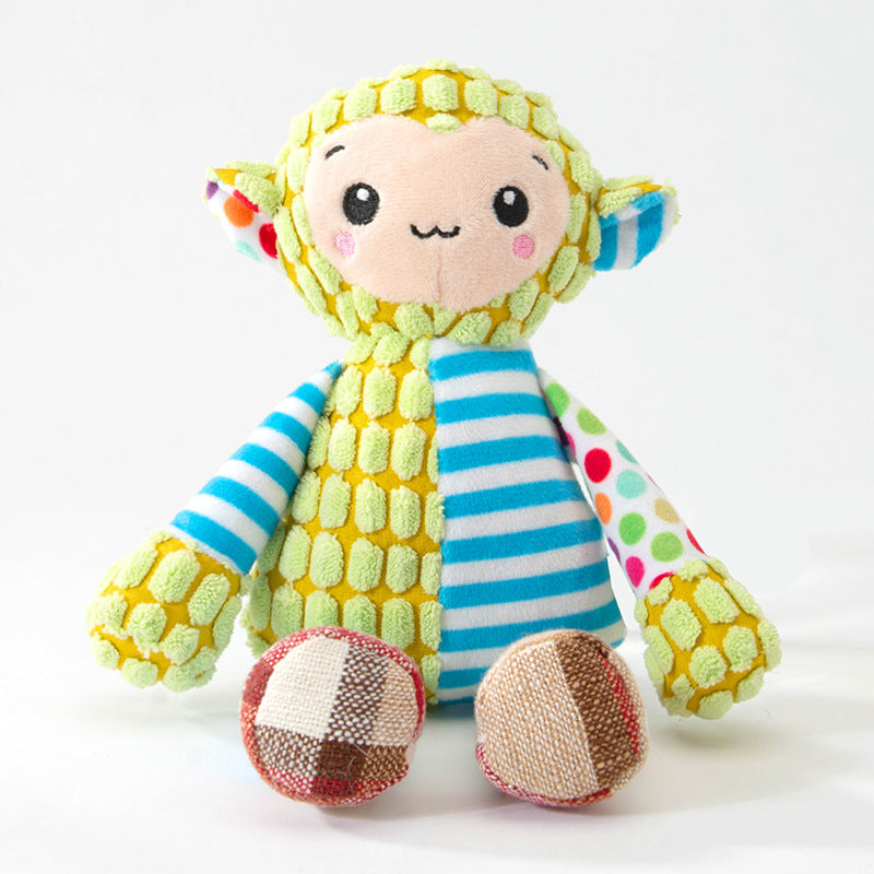 Bunte Patchwork Quietschtiere - The Masked Frenchie