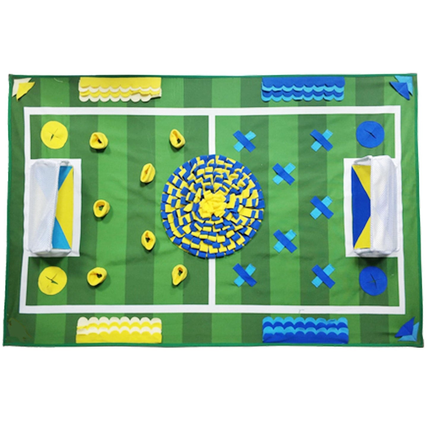 Schnüffelmatte als Spielfeld oder Stadium - The Masked Frenchie
