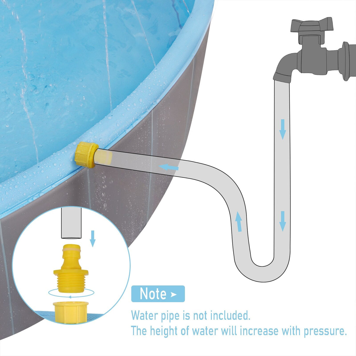 Pool Aufbewahrungsnetz 158x100cm - Faltbarer Organizer Für Schwimmspielzeug