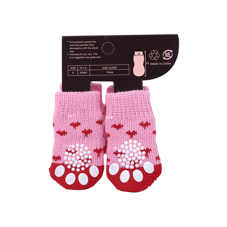 4er Set Haustier Anti-Rutsch Socken - die Beste Hundebekleidung bei The Masked Frenchie - Nur €4.50!