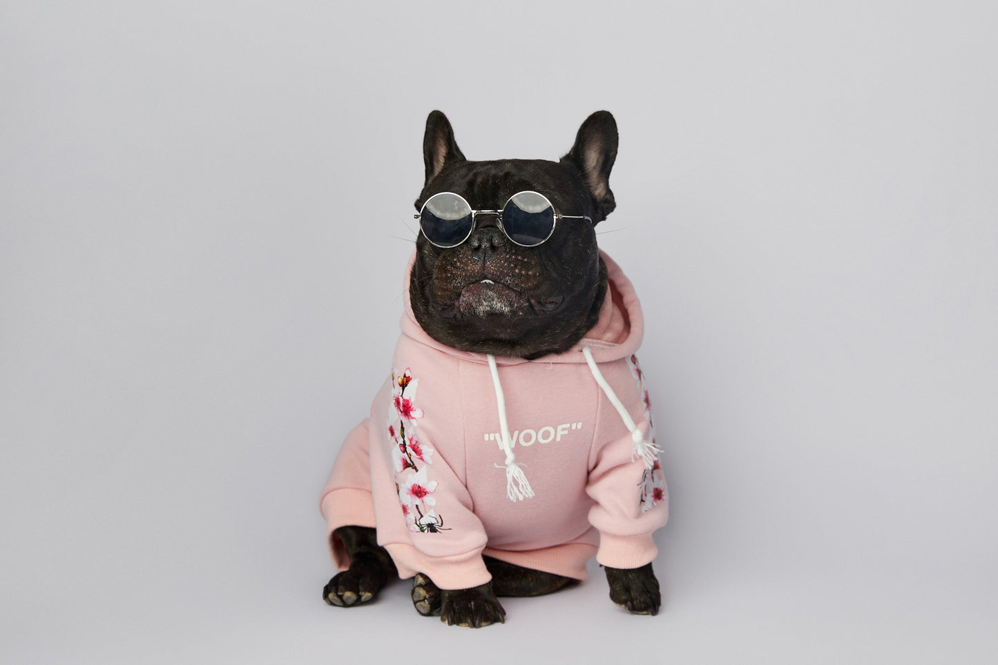 Warmer Luxus Hoodie - Sakura Design - die Beste  bei The Masked Frenchie - Nur €35.99!