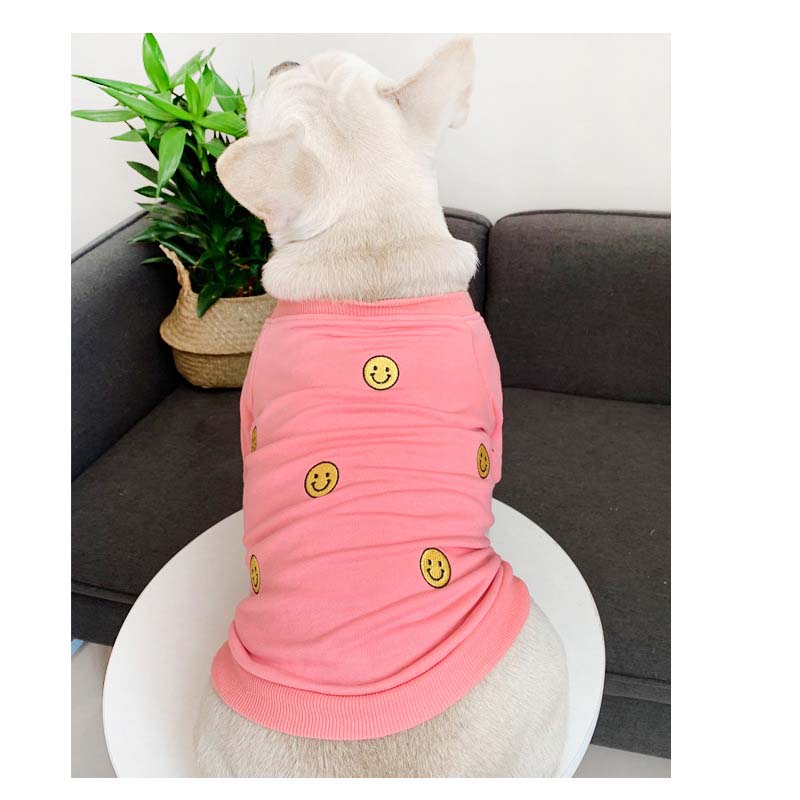 Twin Look! Gute Laune Pulli - die Beste Hundebekleidung bei The Masked Frenchie - Nur €24.99!